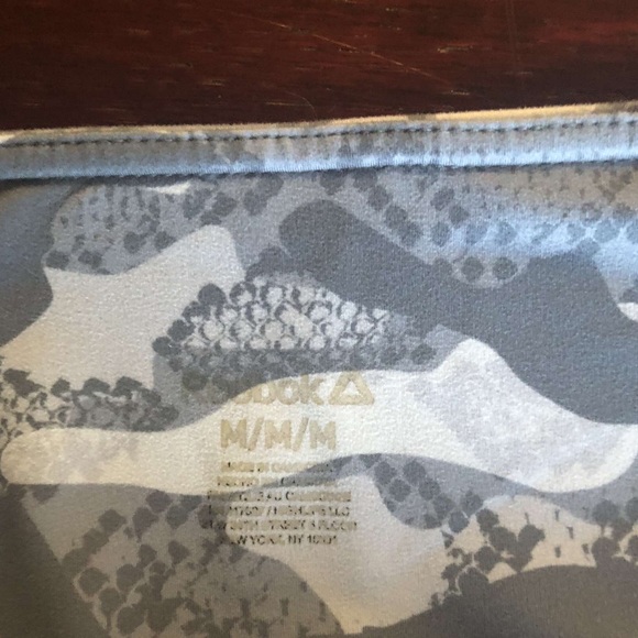 Grey/white camouflage tights with pockets, comfortable - Picture 3 of 4